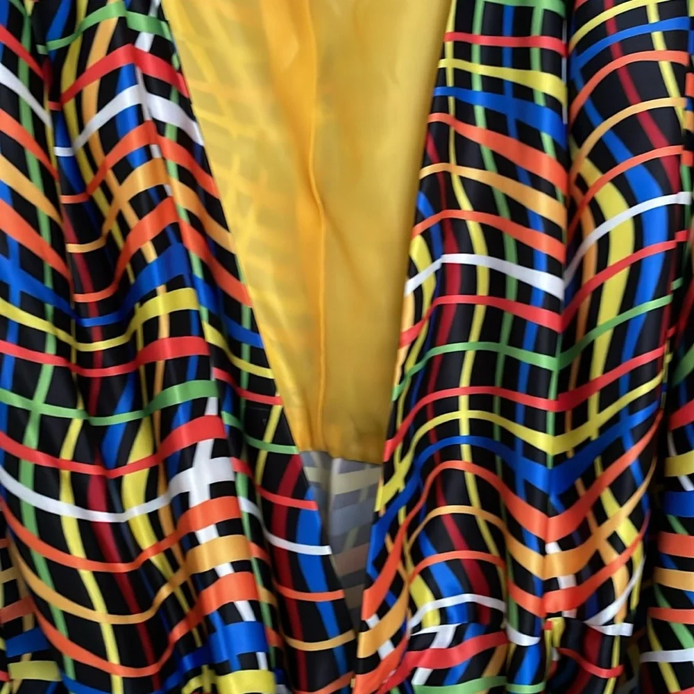 Giovanna Signature Multicolor geometric print dress
